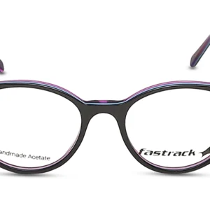 Black & Pink Round Eyeglasses for Women